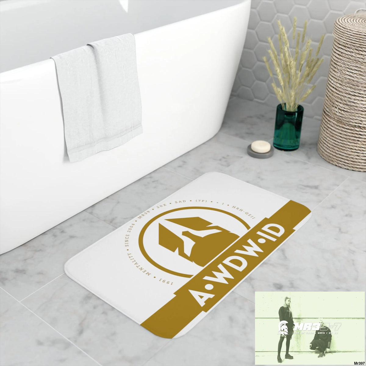 A Who Dares Wins ID RSF Memory Foam Bath Mat Home Decor