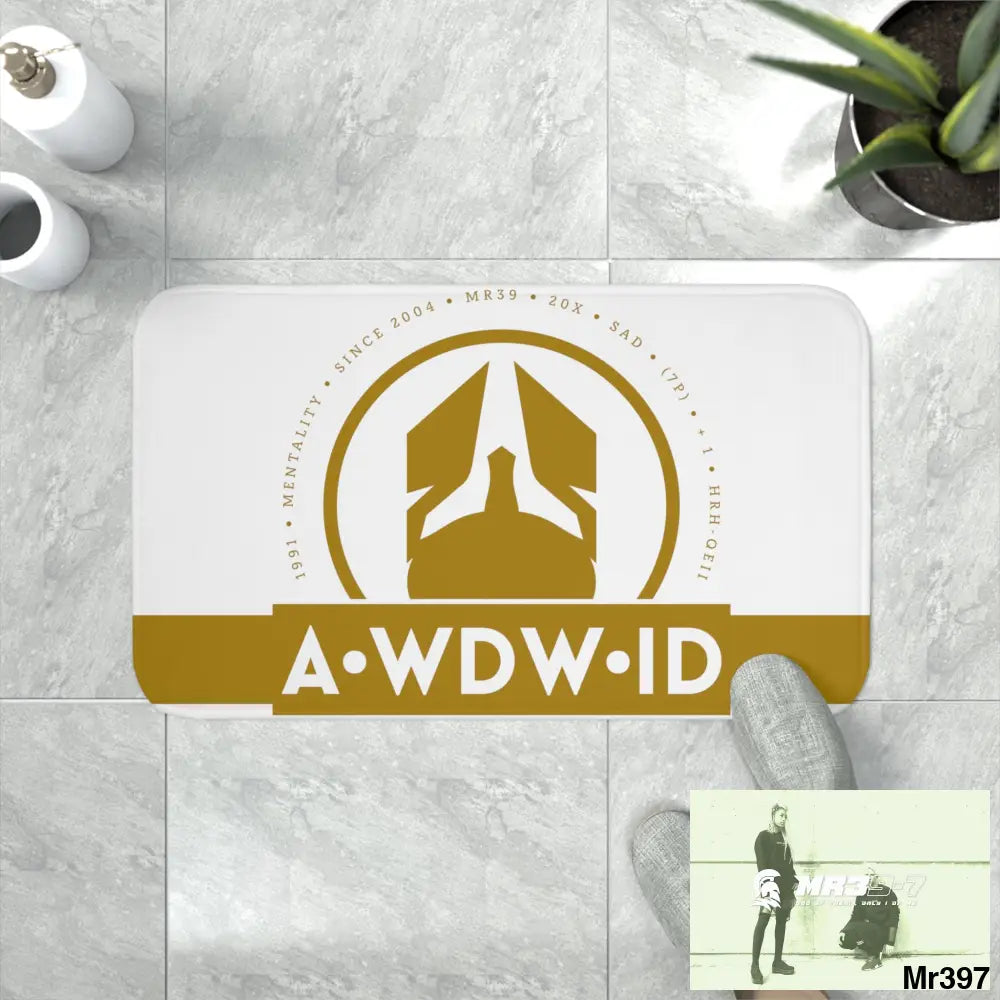 A Who Dares Wins ID RSF Memory Foam Bath Mat Home Decor