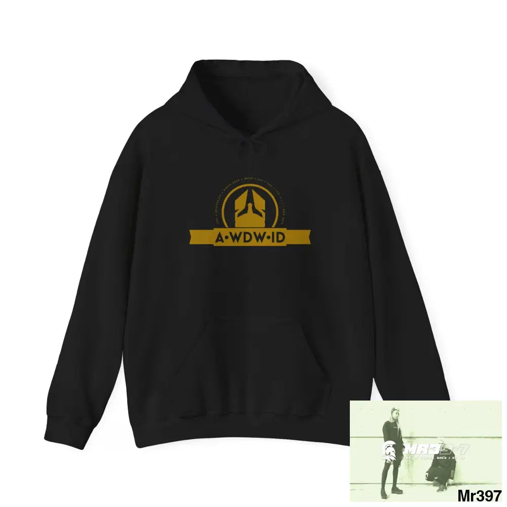 A Who Dares Wins (ID) RSF My Life My Death(S) Their Plans Global Fail 01-24 Unisex Heavy Blend™ Hooded Sweatshirt Black