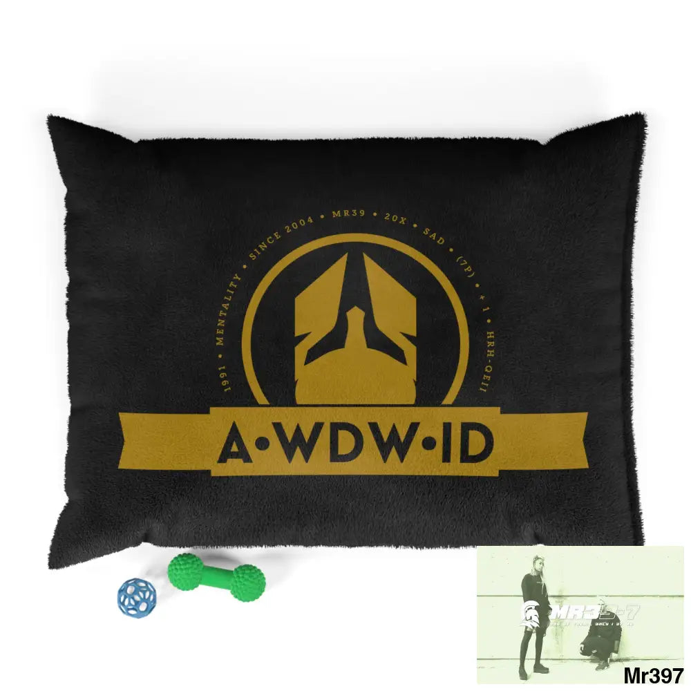 A Who Dares Wins ID RSF Pet Bed 40’’ × 30’’ Pets