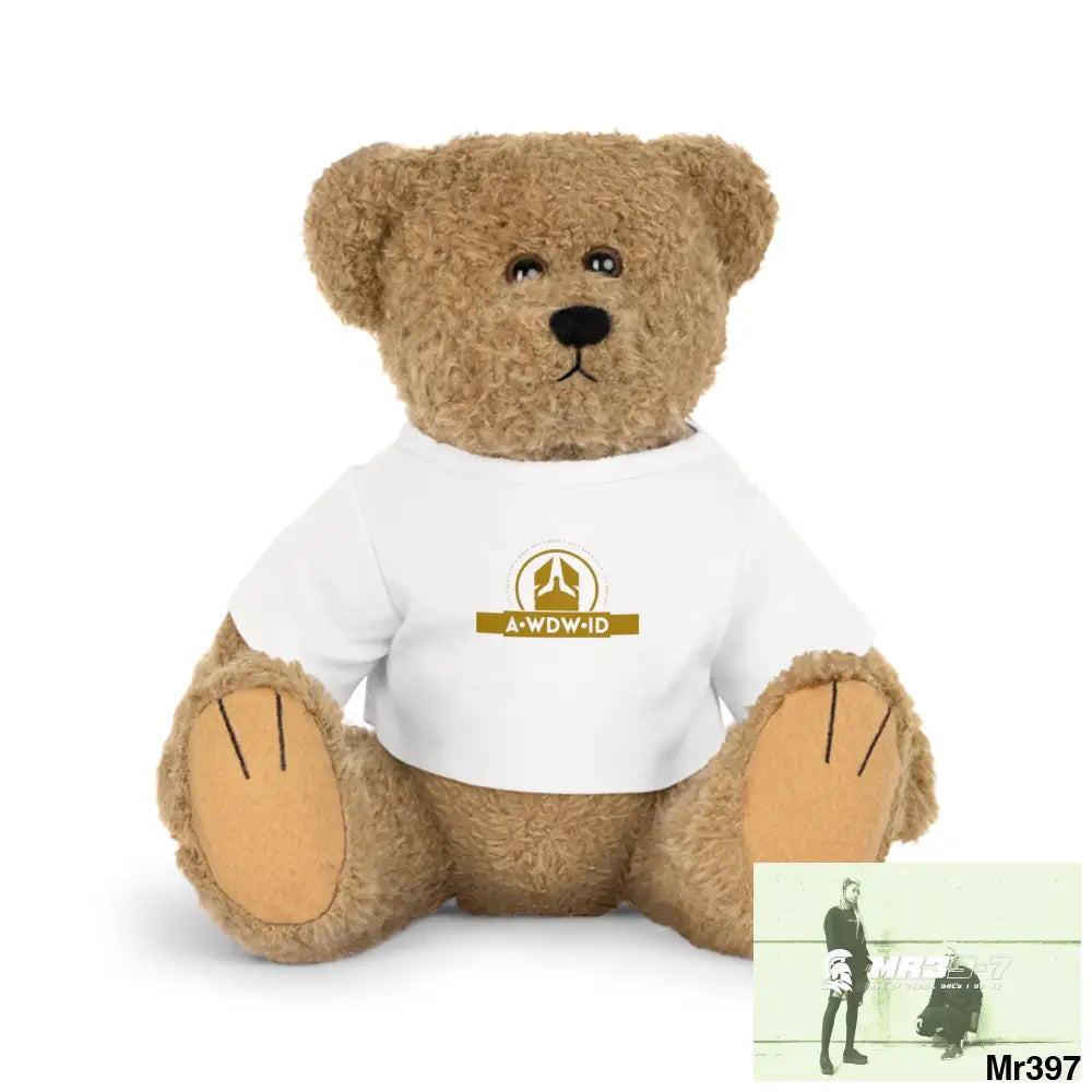 A Who Dares Wins ID RSF Plush Toy with T-Shirt Bear / White / One size Accessories