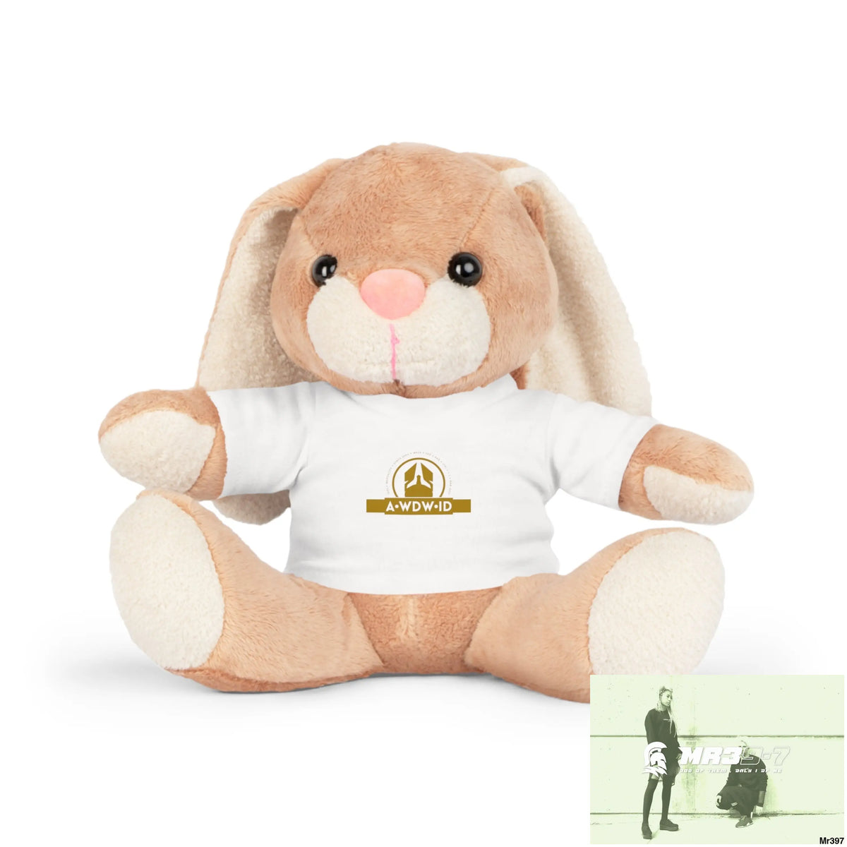 A Who Dares Wins ID RSF Plush Toy with T-Shirt Bunny / White / One size Accessories