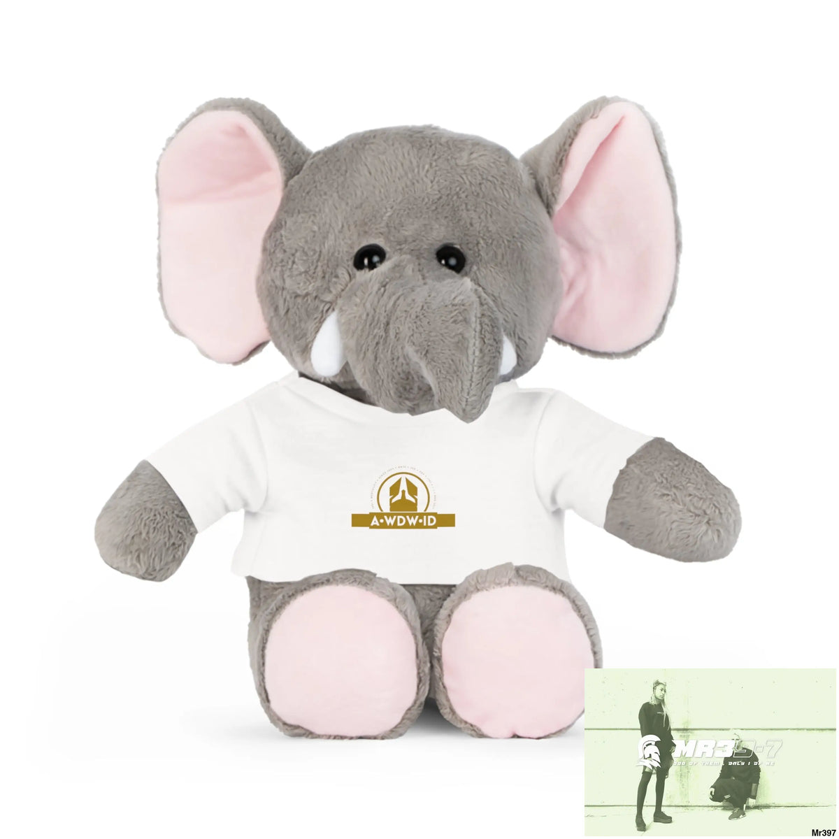 A Who Dares Wins ID RSF Plush Toy with T-Shirt Elephant / White / One size Accessories