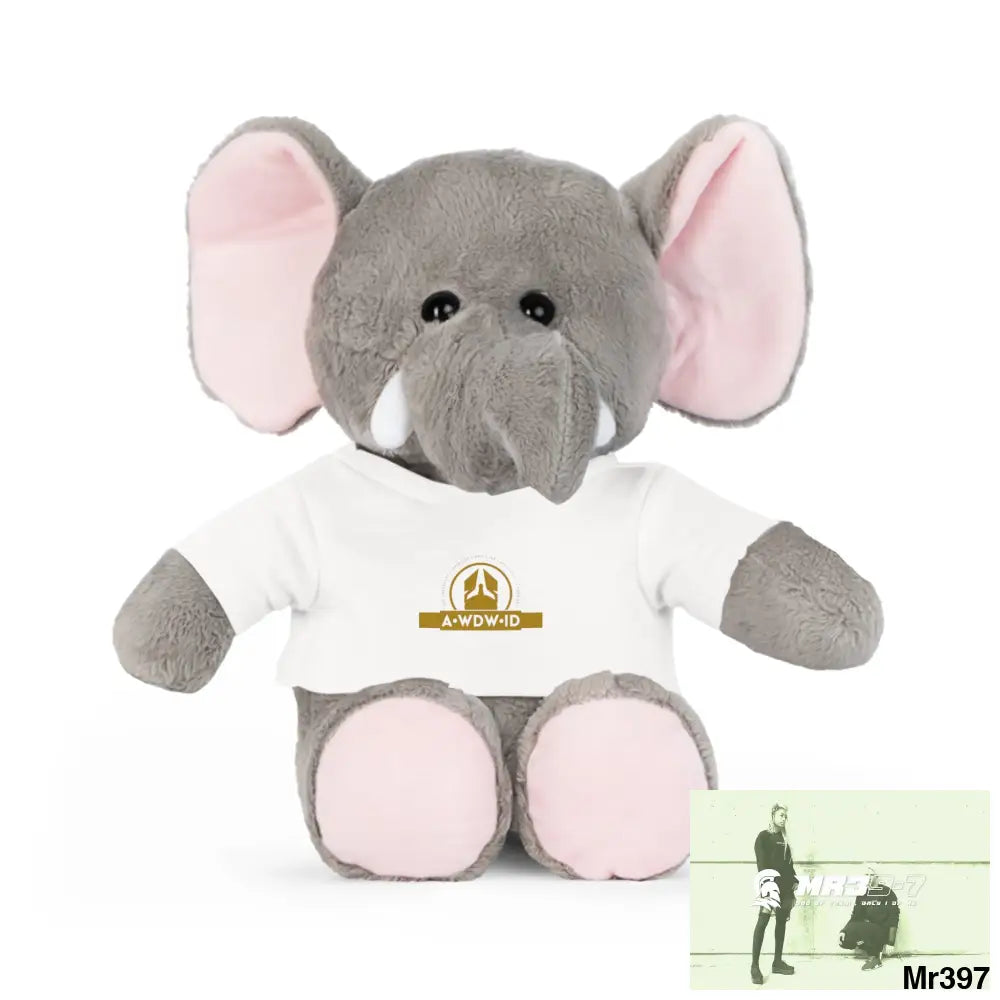 A Who Dares Wins ID RSF Plush Toy with T-Shirt Elephant / White / One size Accessories