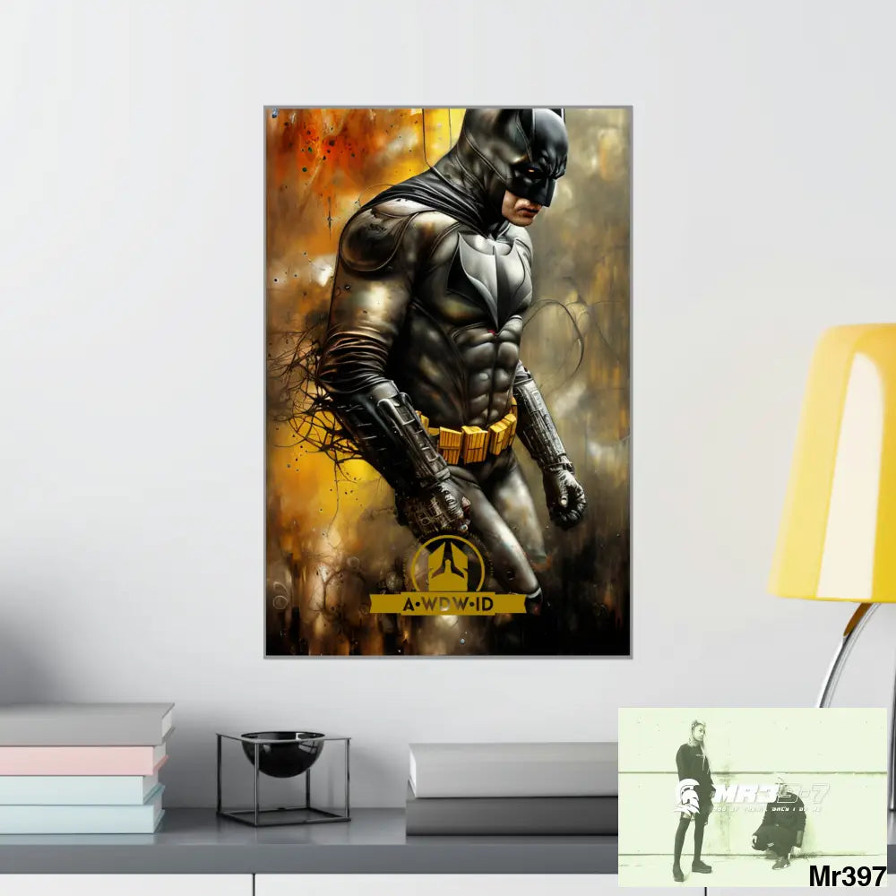 A Who Dares Wins ID RSF Super Resolution Batpain Steampunk Graphic Matte Vertical Posters 16″ x 24″ / Matte Poster