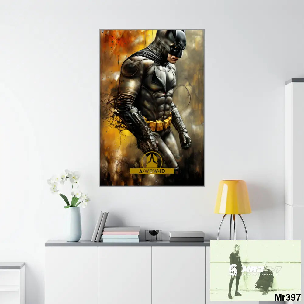 A Who Dares Wins ID RSF Super Resolution Batpain Steampunk Graphic Matte Vertical Posters 36’’ x 54’’ / Matte Poster