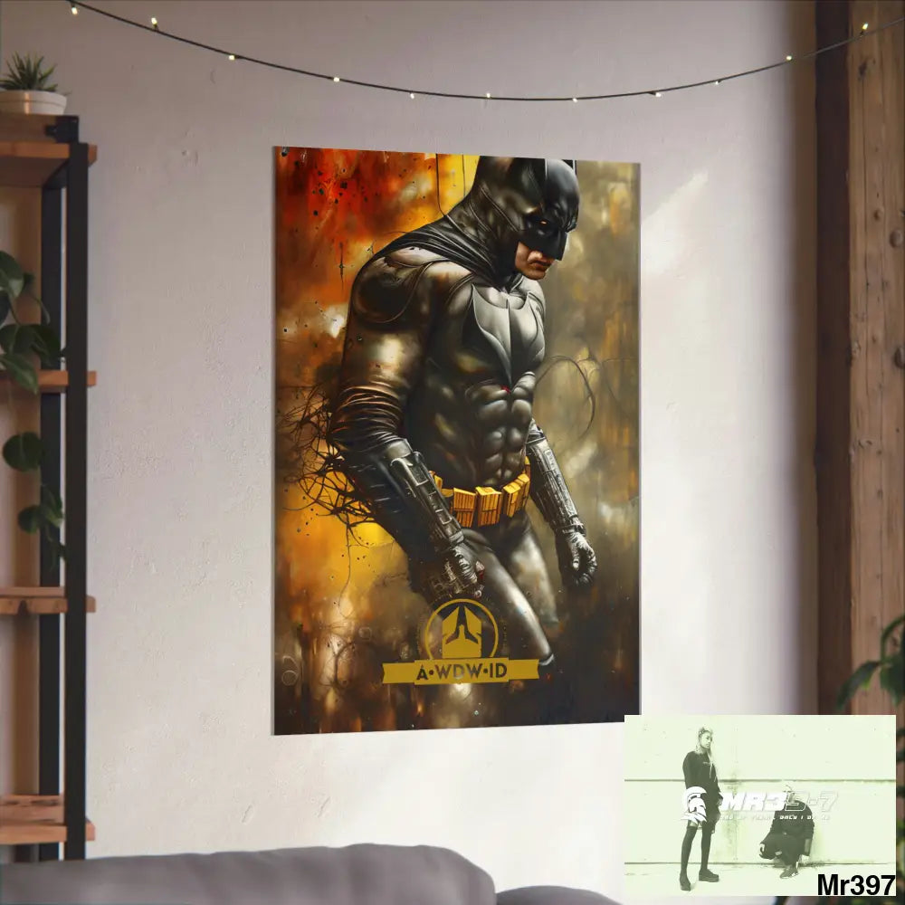 A Who Dares Wins ID RSF Super Resolution Batpain Steampunk Graphic Matte Vertical Posters Poster