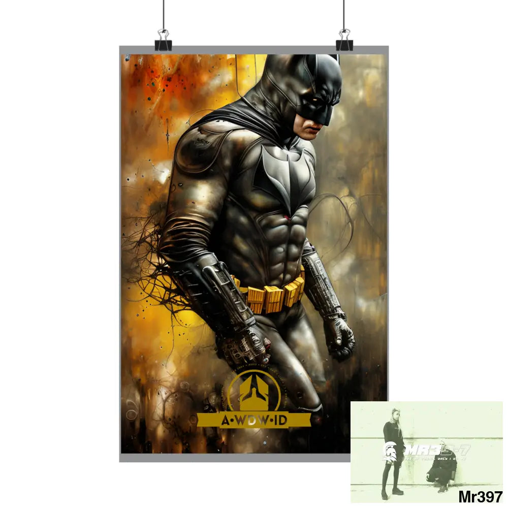 A Who Dares Wins ID RSF Super Resolution Batpain Steampunk Graphic Matte Vertical Posters Poster