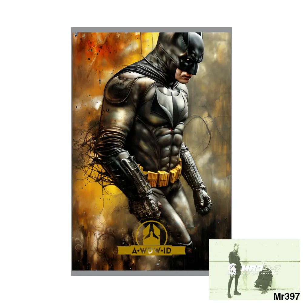A Who Dares Wins ID RSF Super Resolution Batpain Steampunk Graphic Matte Vertical Posters Poster