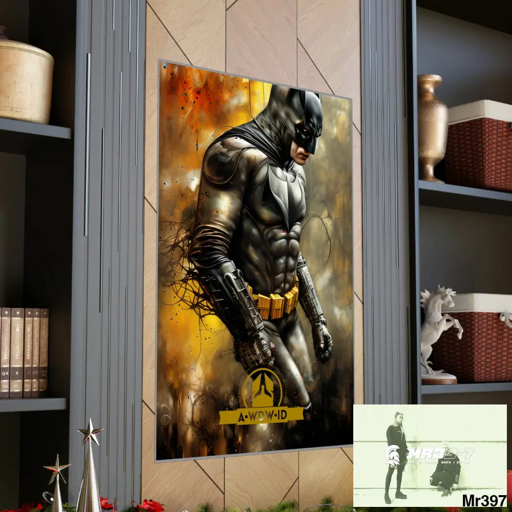 A Who Dares Wins ID RSF Super Resolution Batpain Steampunk Graphic Matte Vertical Posters Poster