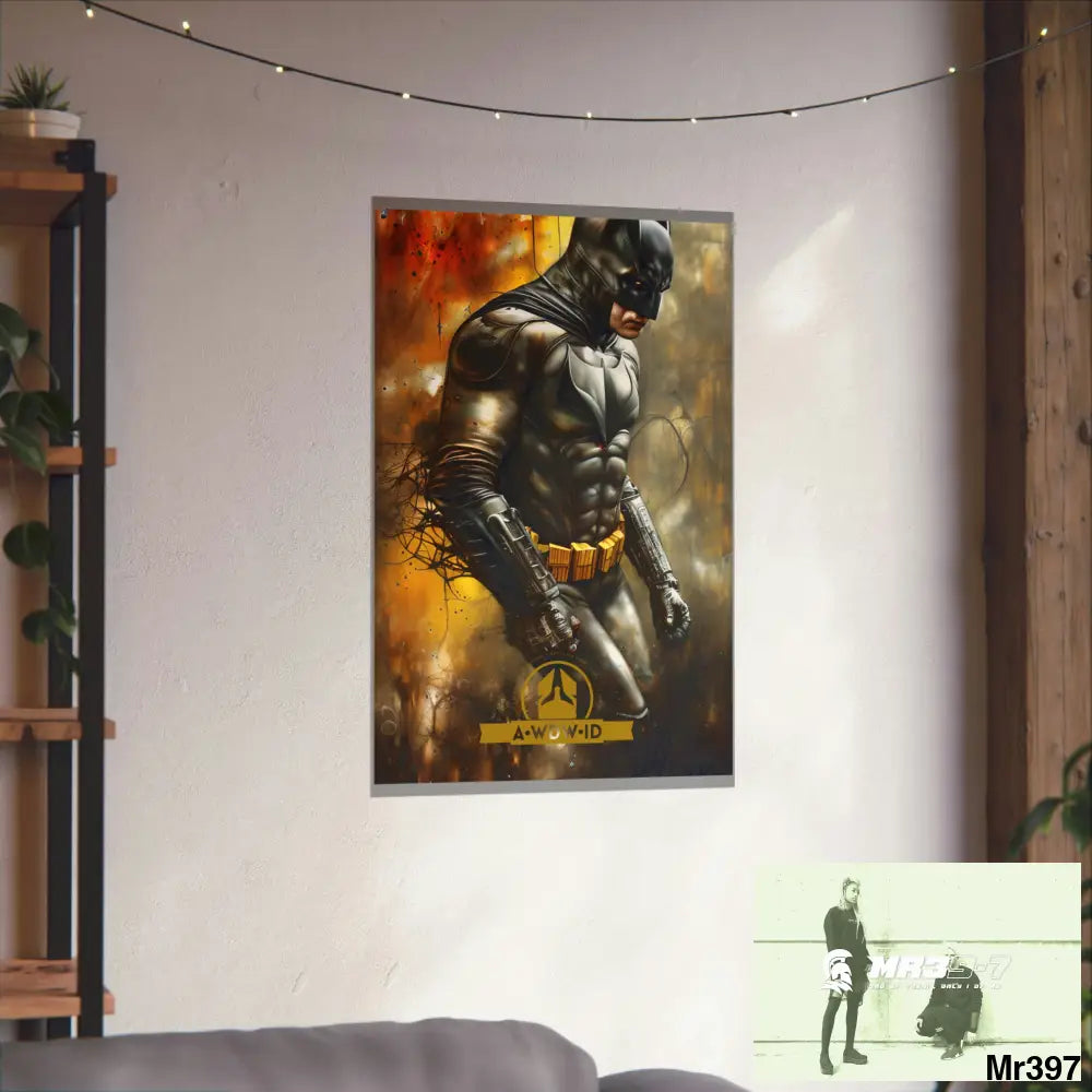 A Who Dares Wins ID RSF Super Resolution Batpain Steampunk Graphic Matte Vertical Posters Poster