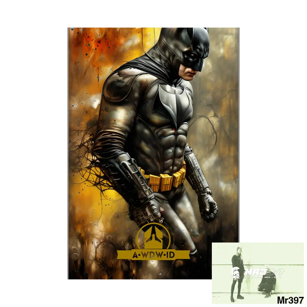 A Who Dares Wins ID RSF Super Resolution Batpain Steampunk Graphic Matte Vertical Posters Poster