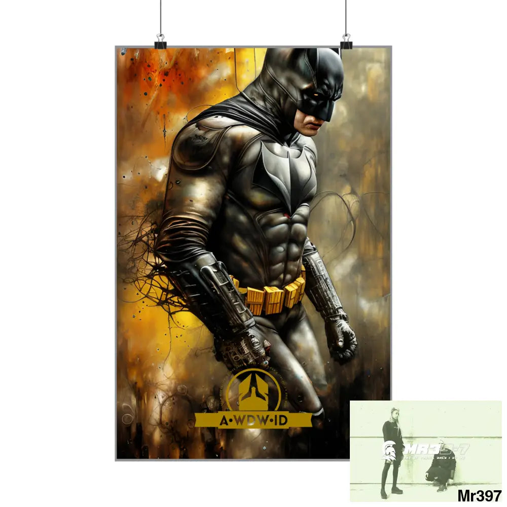 A Who Dares Wins ID RSF Super Resolution Batpain Steampunk Graphic Matte Vertical Posters Poster