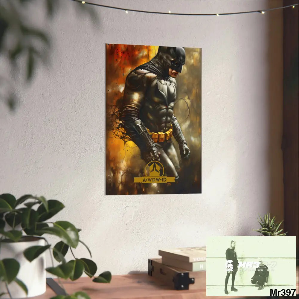 A Who Dares Wins ID RSF Super Resolution Batpain Steampunk Graphic Matte Vertical Posters Poster