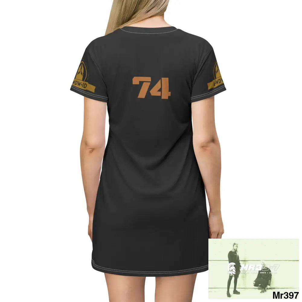 A Who Dares Wins ID RSF T-Shirt Dress (AOP) All Over Prints