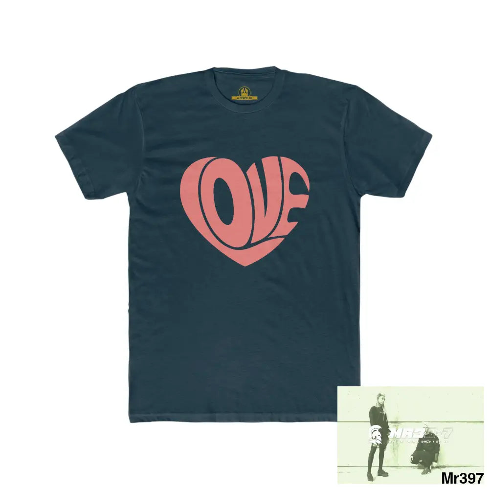 A Who Dares Wins (ID) RSF Tactical Love Men’s Cotton Crew Tee Solid Midnight Navy / XS T-Shirt