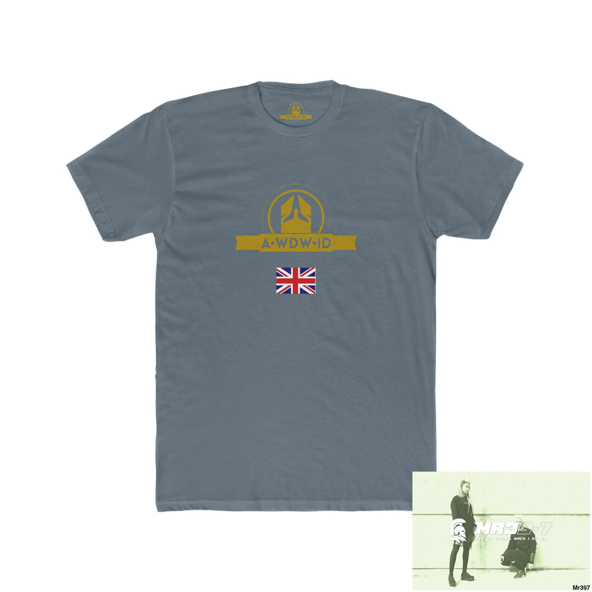 A Who Dares Wins (ID) Shrewsbury My Work 2022-23 - Men’s Cotton Crew Tee Solid Indigo / S T-Shirt