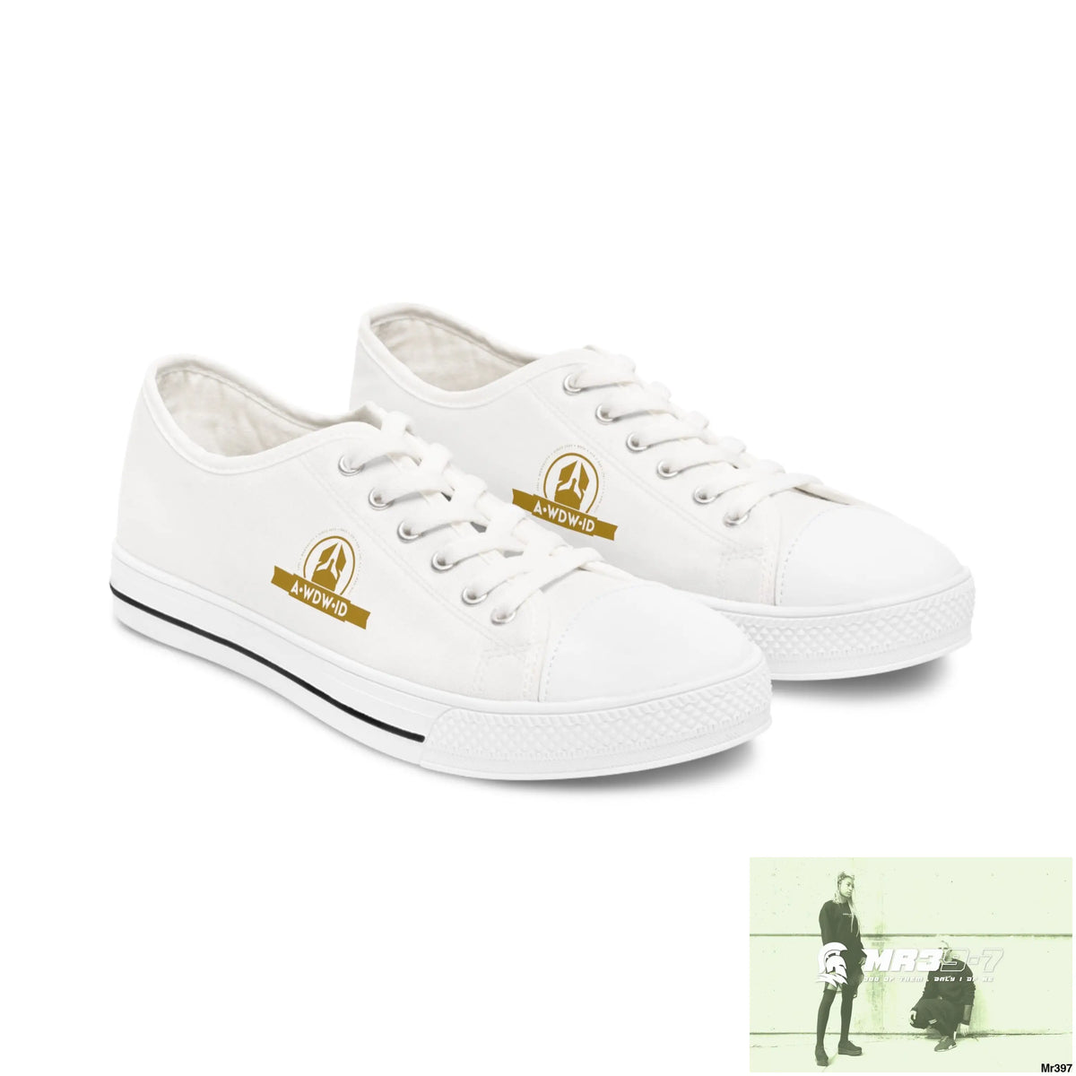A Who Dares Wins ID Women’s Low Top Sneakers US 5.5 / White sole Shoes