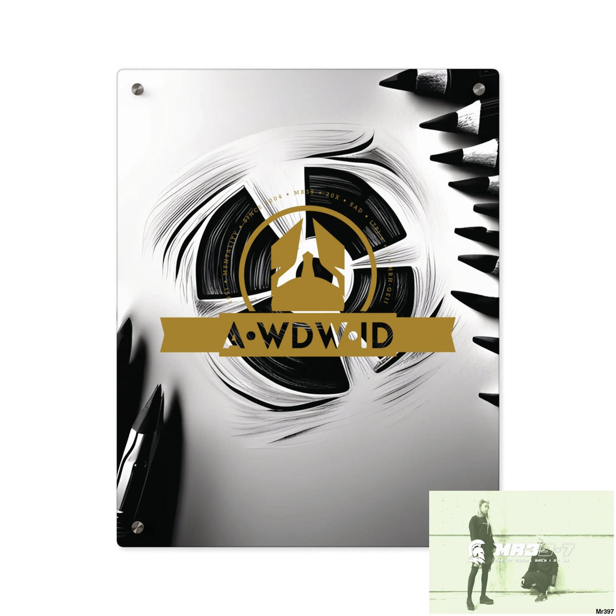 A Who Dares Wins in blind 2014 (ID) RSF Military G Radiation blast Acrylic Wall Art Panels 16″ x 20″ (Vertical)