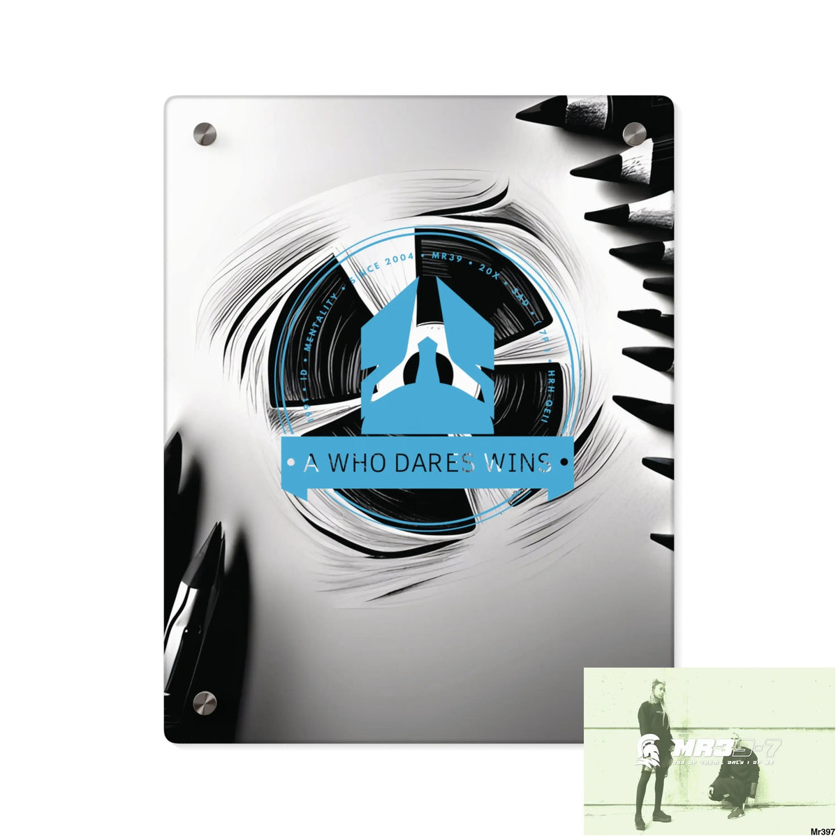 A Who Dares Wins in blind 2014 Military G Radiation blast Acrylic Wall Art Panels 11″ x 14″ (Vertical) / 0.25’’ Home