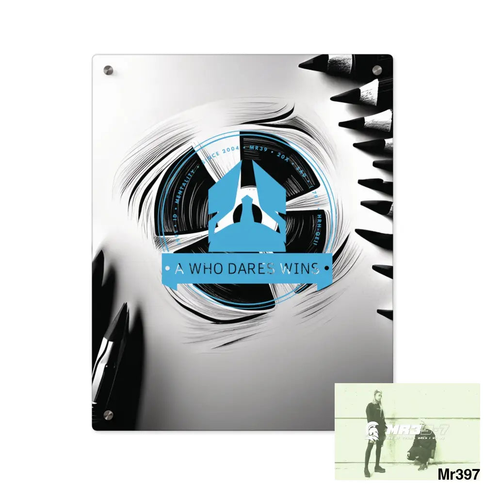 A Who Dares Wins in blind 2014 Military G Radiation blast Acrylic Wall Art Panels 16″ x 20″ (Vertical) / 0.25’’ Home