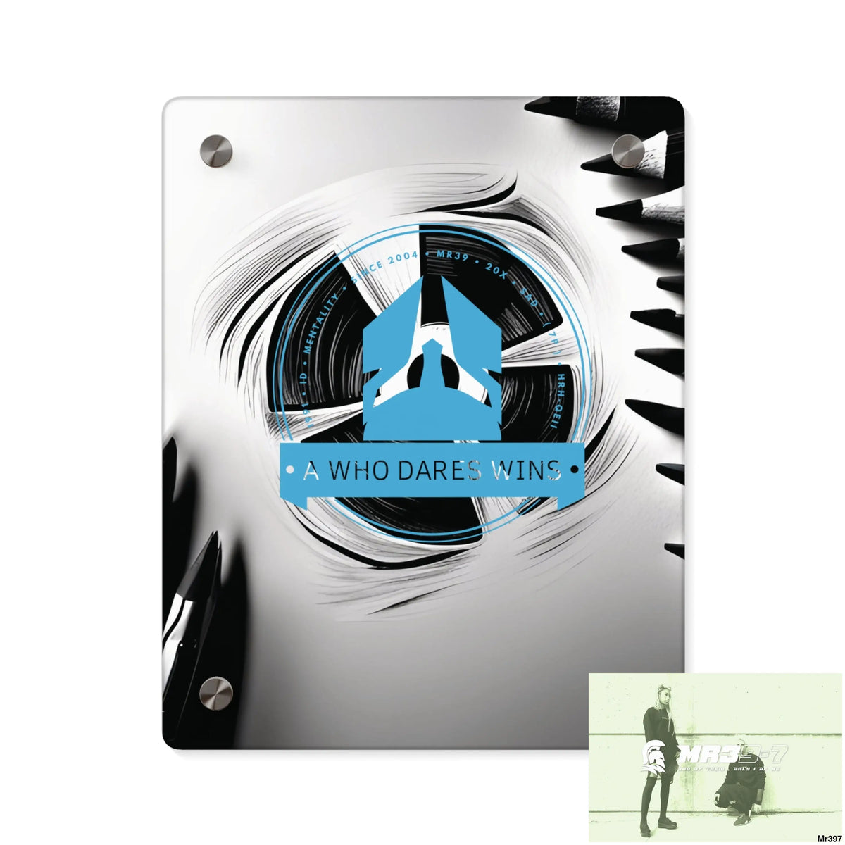 A Who Dares Wins in blind 2014 Military G Radiation blast Acrylic Wall Art Panels 8″ x 10″ (Vertical) / 0.25’’ Home