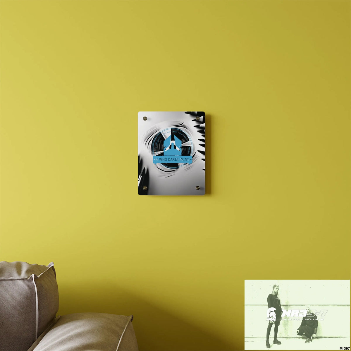A Who Dares Wins in blind 2014 Military G Radiation blast Acrylic Wall Art Panels Home Decor