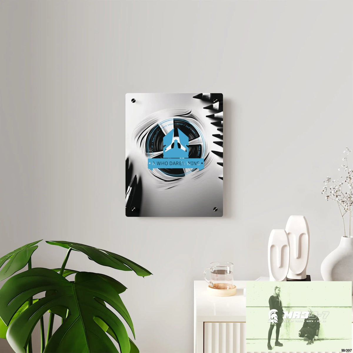 A Who Dares Wins in blind 2014 Military G Radiation blast Acrylic Wall Art Panels Home Decor
