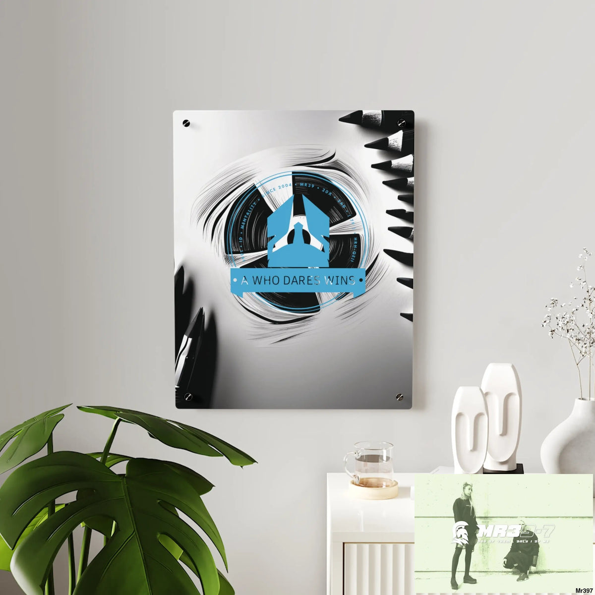 A Who Dares Wins in blind 2014 Military G Radiation blast Acrylic Wall Art Panels Home Decor