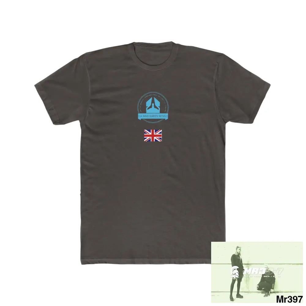 A Who Dares Wins Kenya 2015 Men’s Cotton Crew Tee Solid Dark Chocolate / S T-Shirt