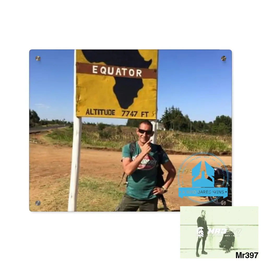 A Who Dares Wins Kenya Equator Tactical pick up 2015 Acrylic Wall Art Panels 20″ x 16″ (Horizontal) / 0.25’’ Home Decor