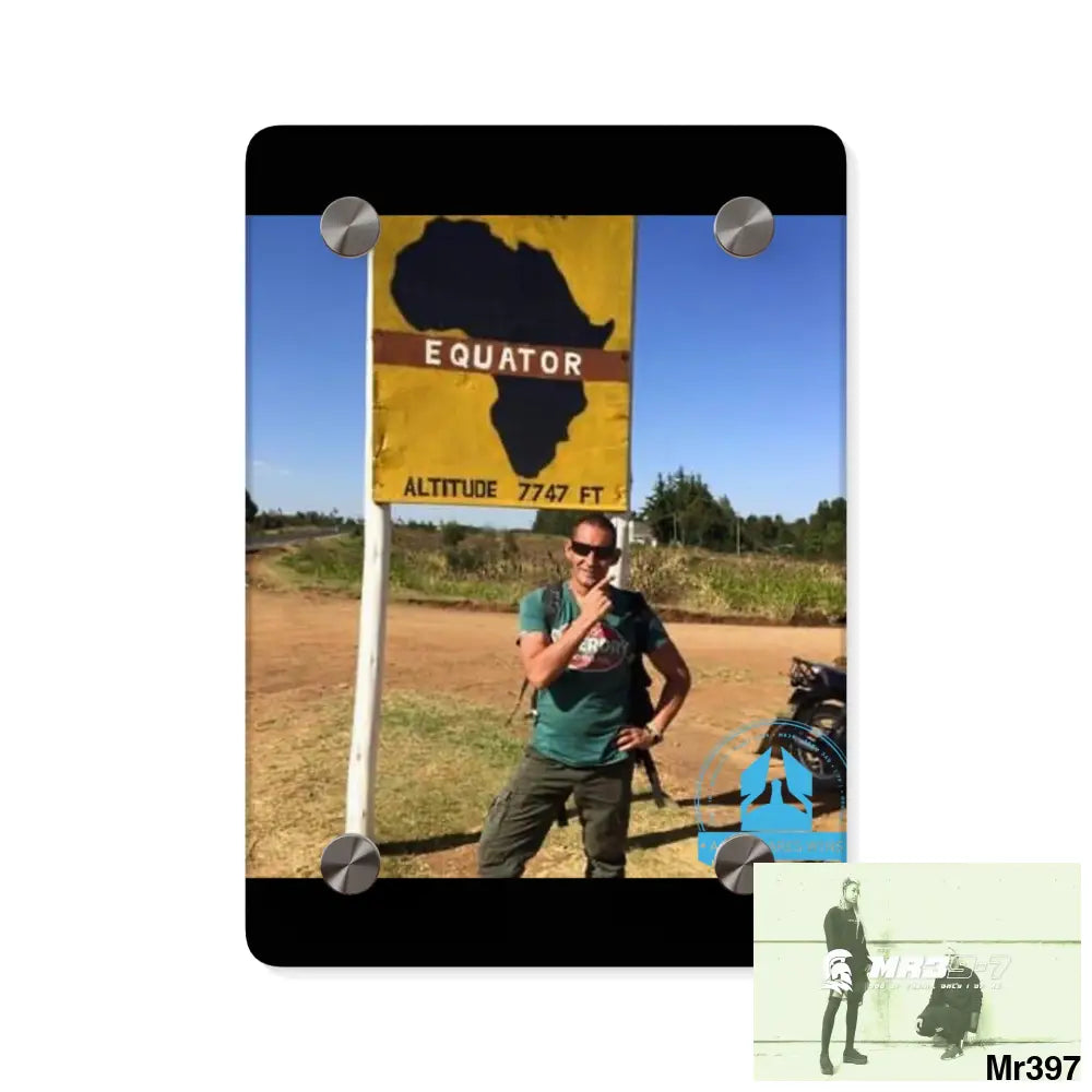 A Who Dares Wins Kenya Equator Tactical pick up 2015 Acrylic Wall Art Panels Home Decor