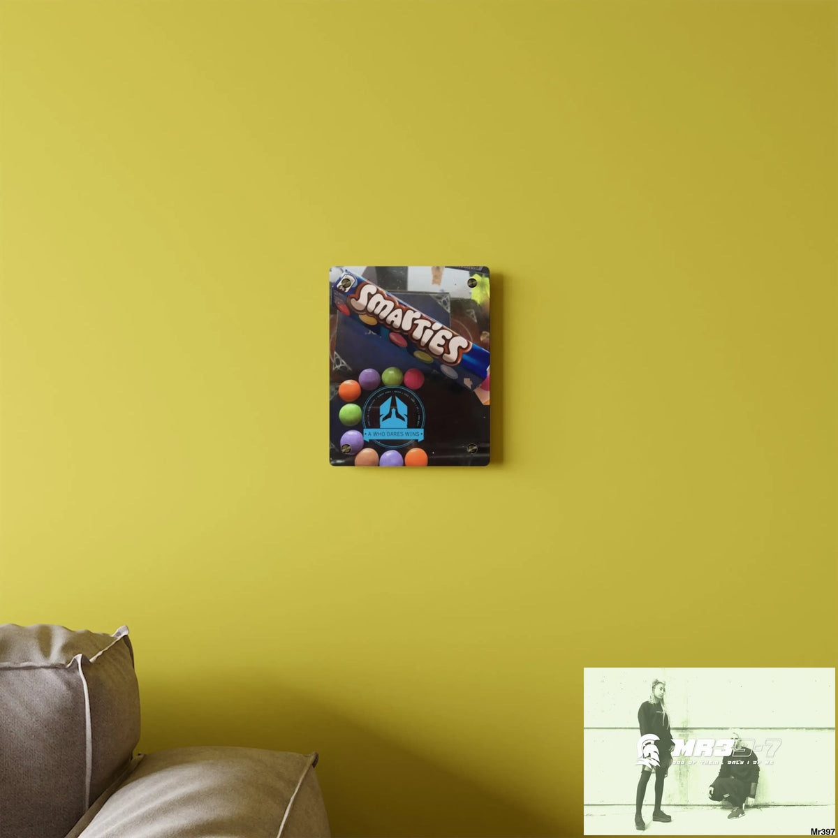 A Who Dares Wins Kenya into Barmouth Off Train 2015.C3D Smarties Acrylic Wall Art Panels Home Decor