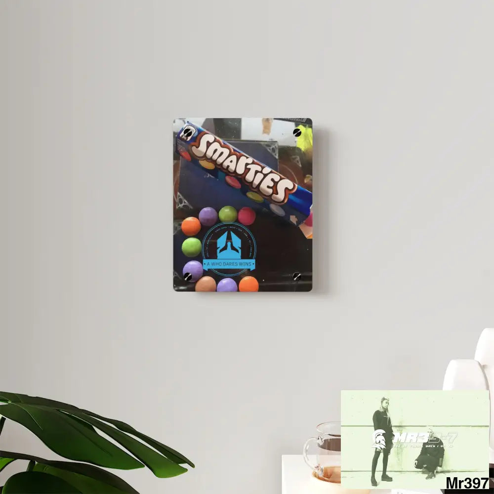 A Who Dares Wins Kenya into Barmouth Off Train 2015.C3D Smarties Acrylic Wall Art Panels Home Decor