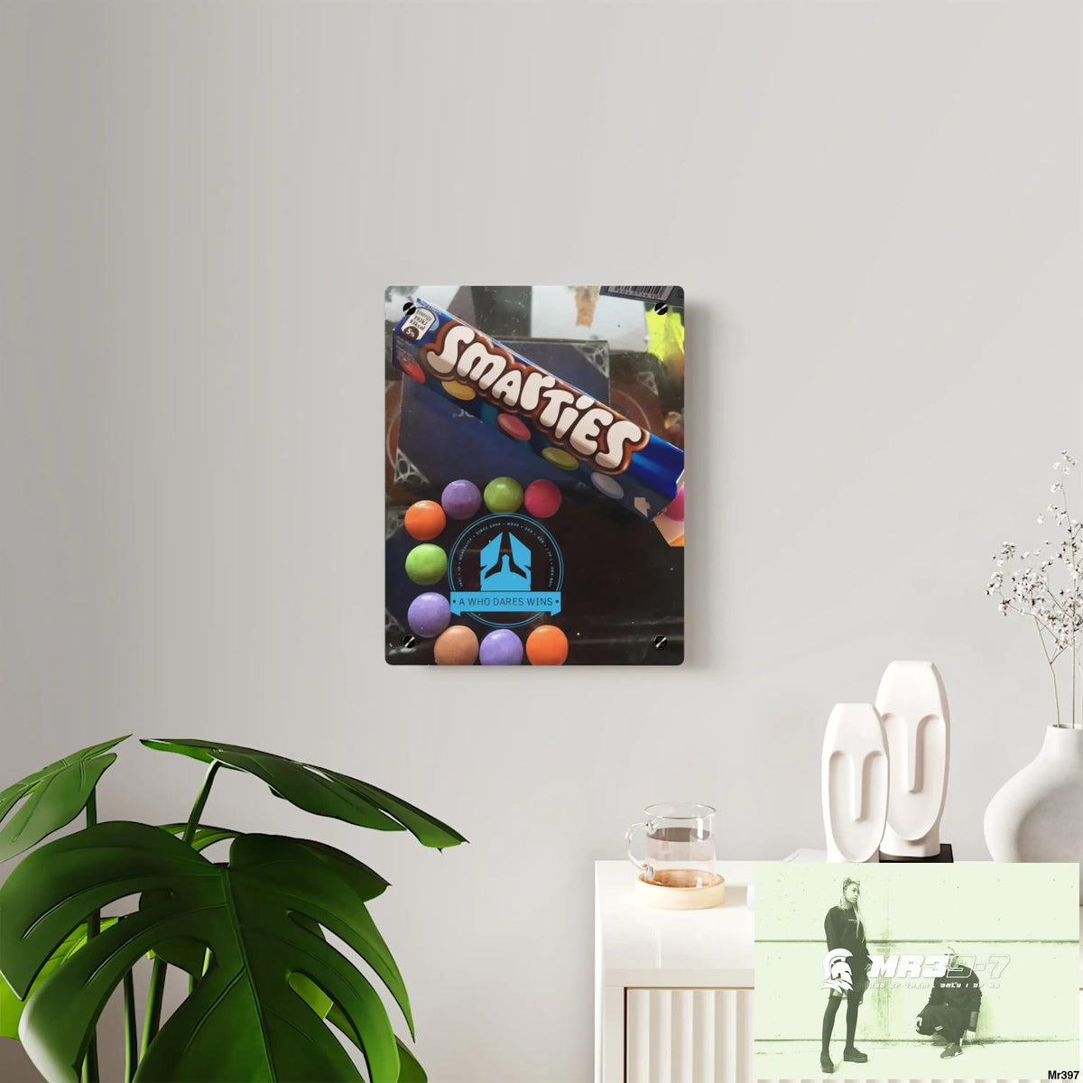 A Who Dares Wins Kenya into Barmouth Off Train 2015.C3D Smarties Acrylic Wall Art Panels Home Decor
