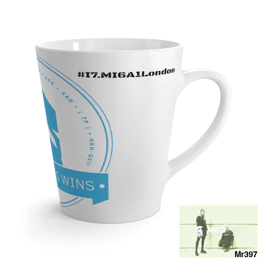 A Who Dares Wins Latte Mug I7MI6A1London 12oz Mug