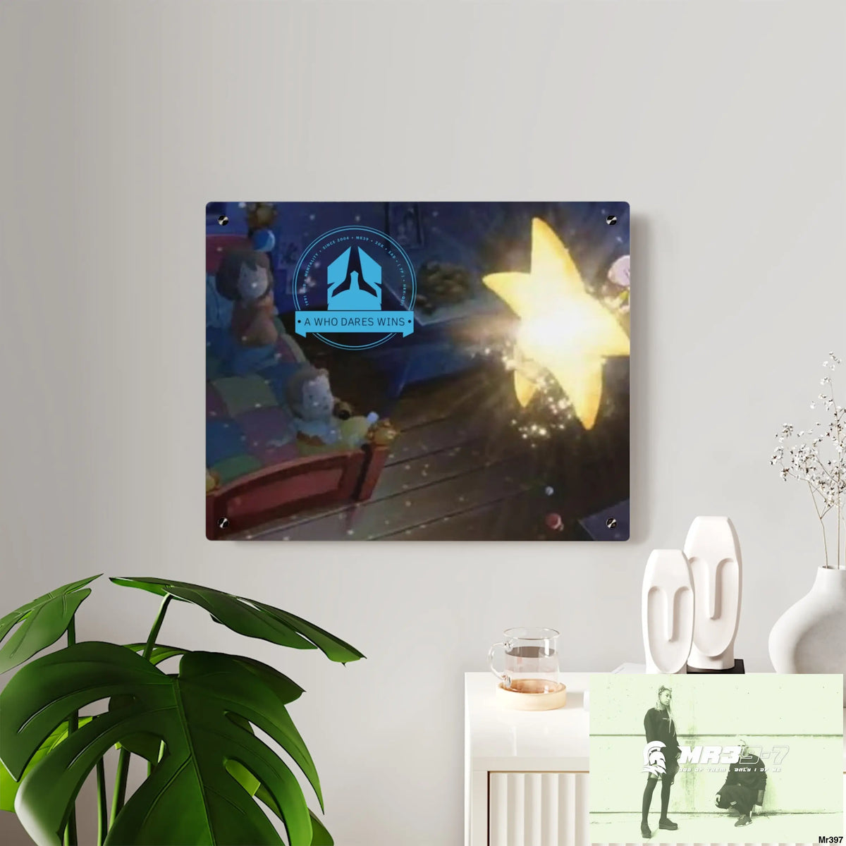 A Who Dares Wins Laura’s Star Acrylic Wall Art Panels Home Decor