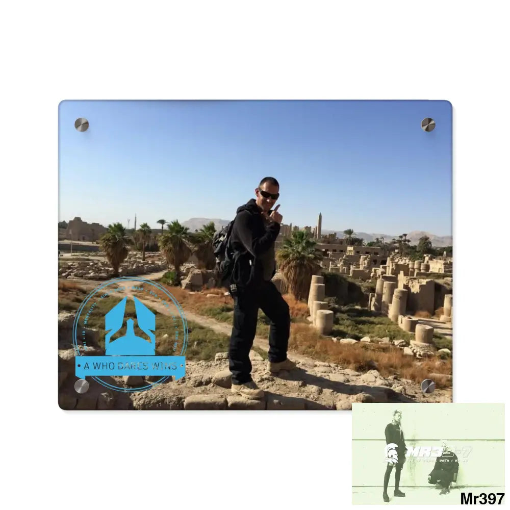 A Who Dares Wins Luxor Temples heading to Kenya • Acrylic Wall Art Panels 14″ x 11″ (Horizontal) / 0.25’’ Home Decor