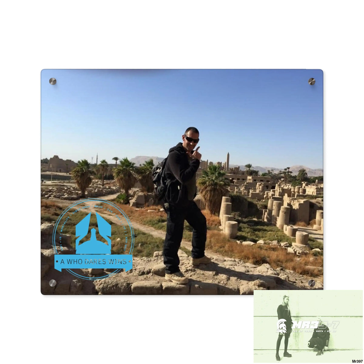 A Who Dares Wins Luxor Temples heading to Kenya • Acrylic Wall Art Panels 20″ x 16″ (Horizontal) / 0.25’’ Home Decor
