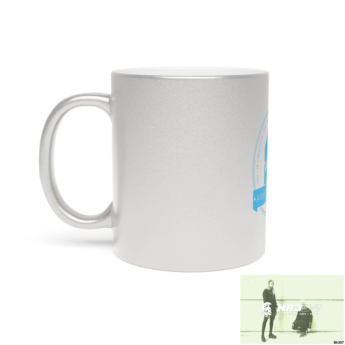 A Who Dares Wins Metallic Mug (Silver\Gold) Mug