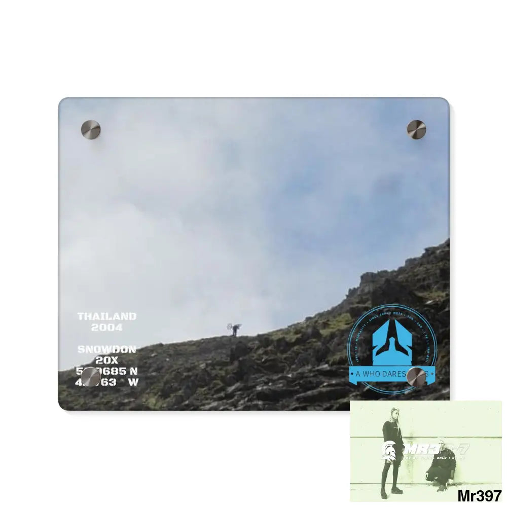 A Who Dares Wins My Planned Birthday Death the photo they took Snowdon 20X (SAS?!) Thailand 04 Link Up Acrylic Wall Art