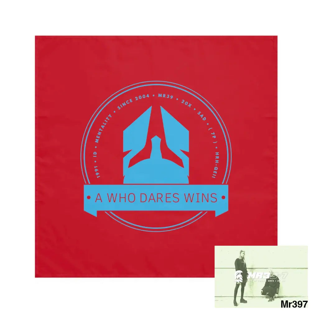 A Who Dares Wins Napkins 4-piece set / White / 19’’ × 19’’ Accessories