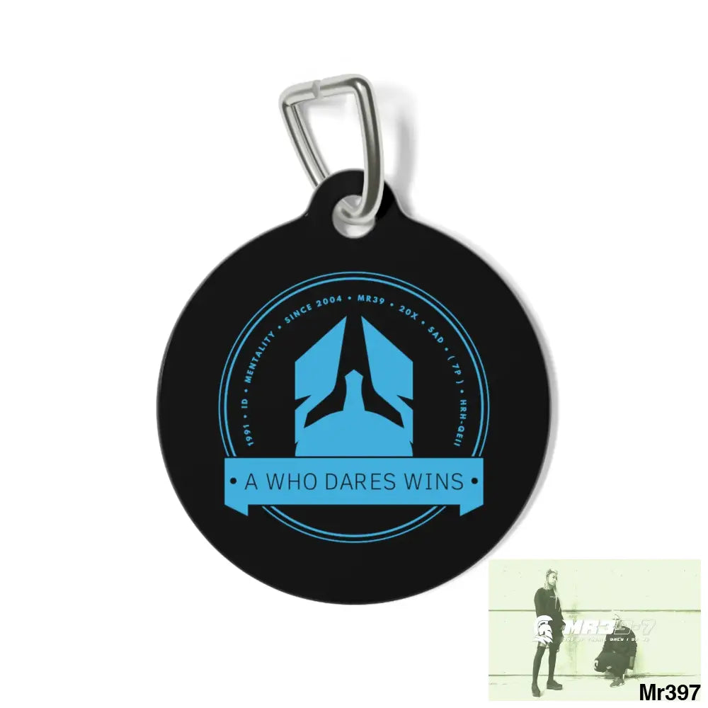 A Who Dares Wins Pet Tag 1’’ Pets