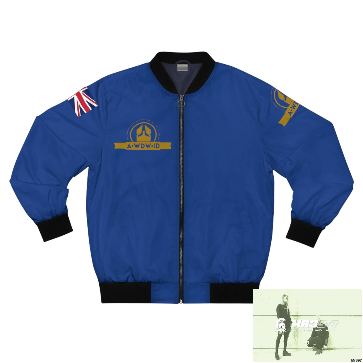 A Who Dares Wins RSF (ID) GBR Gothic Skull with Wings and Roses Men’s Bomber Jacket (AOP) XS All Over Prints
