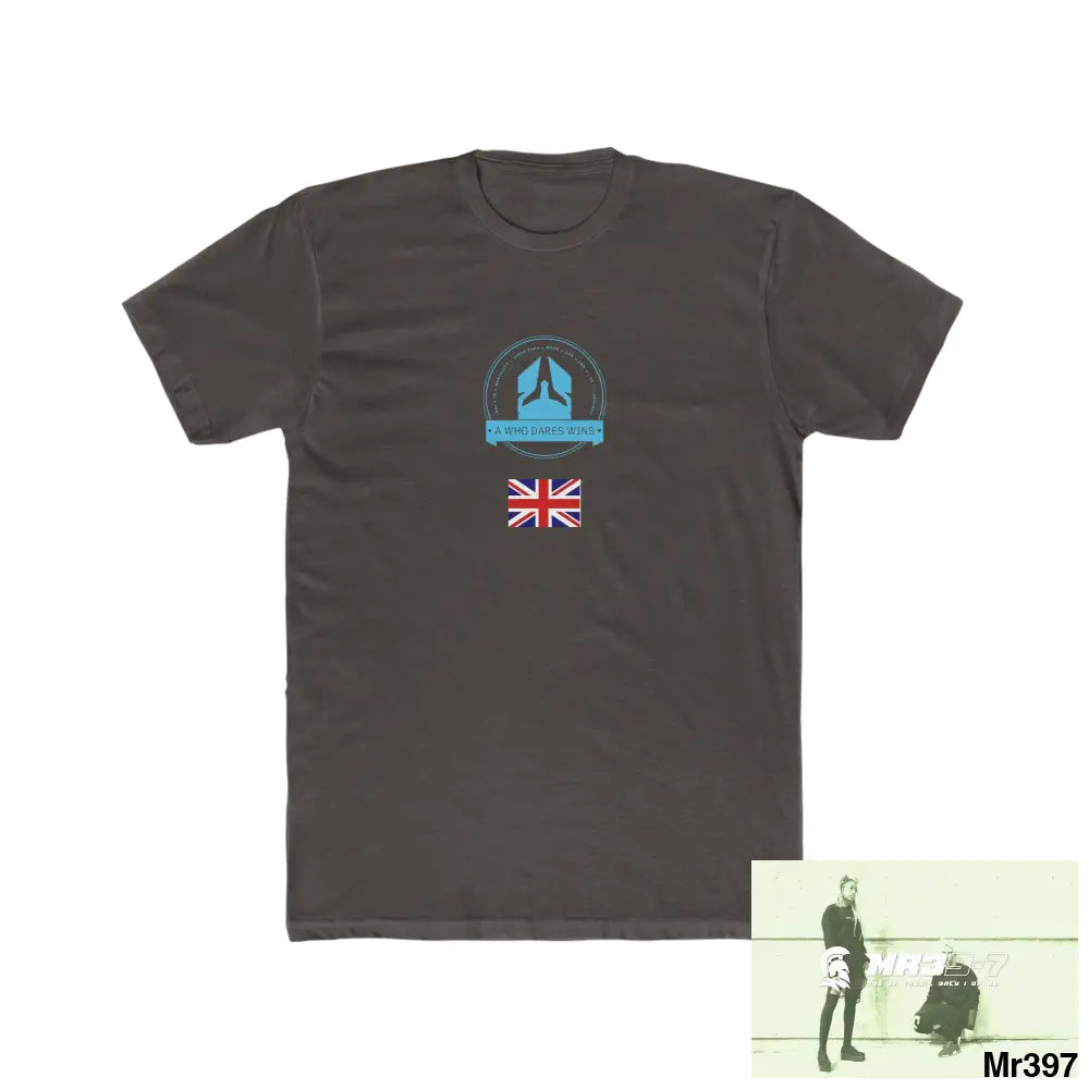 A Who Dares Wins (SAS?) Thailand -2004 My Planned Death Men’s Cotton Crew Tee Solid Dark Chocolate / S T-Shirt