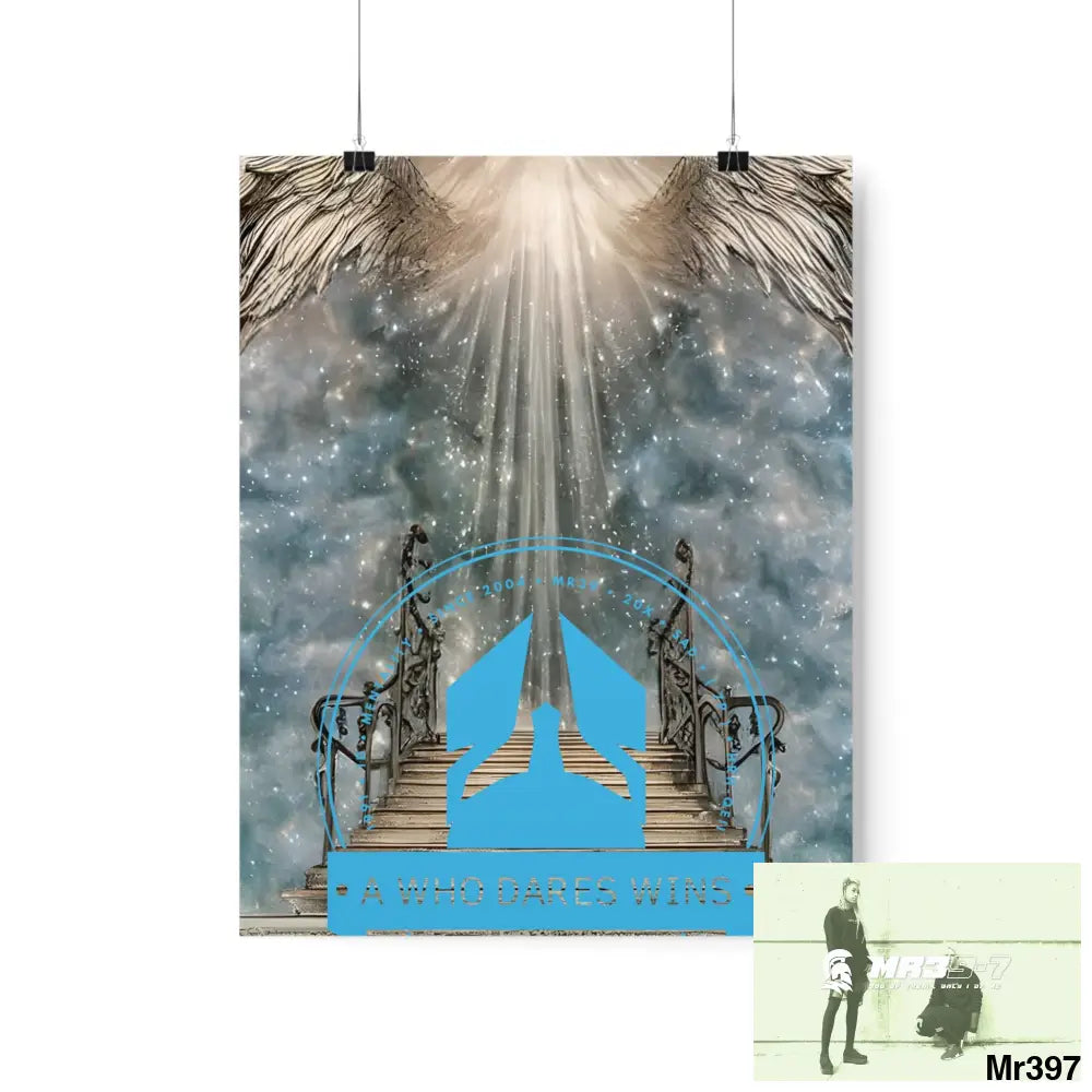 A Who Dares Wins stairway to heaven. Matte Vertical Posters 11″ x 14″ / Matte Poster