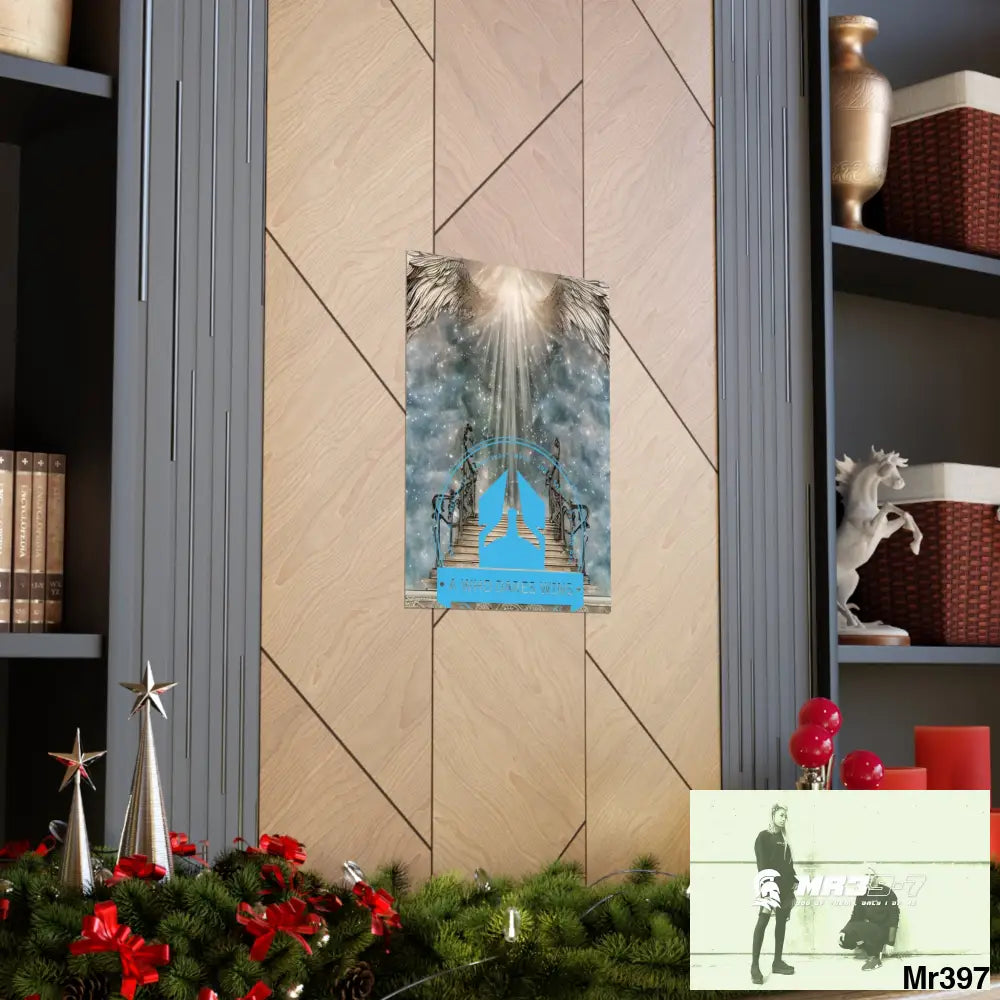 A Who Dares Wins stairway to heaven. Matte Vertical Posters Poster