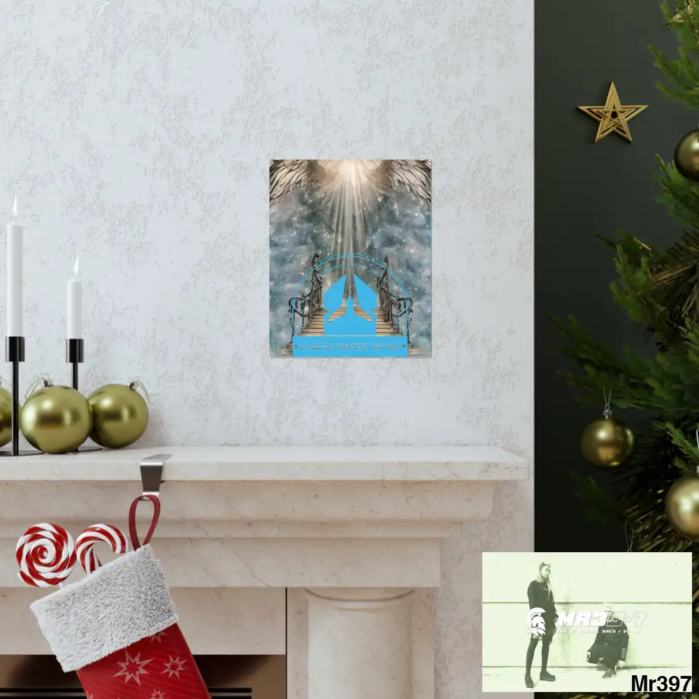 A Who Dares Wins stairway to heaven. Matte Vertical Posters Poster