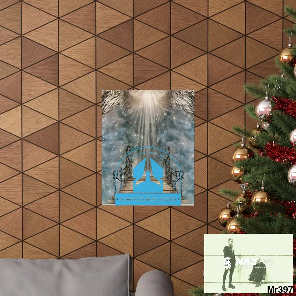 A Who Dares Wins stairway to heaven. Matte Vertical Posters Poster