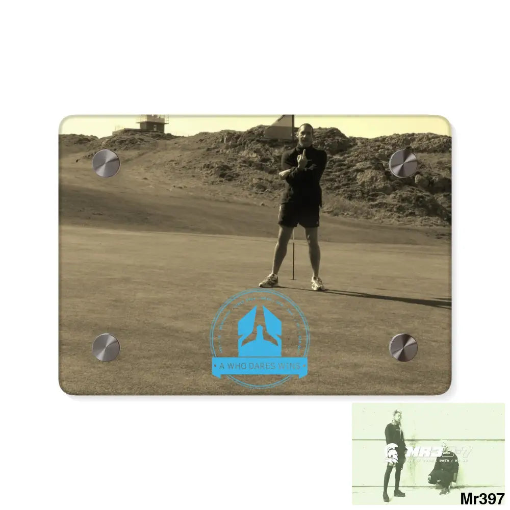 A Who Dares Wins Strike A on Barmouth - Morfa Nefyn 20X hole No 13 Acrylic Wall Art Panels 7’’ x 5’’ (Horizontal)